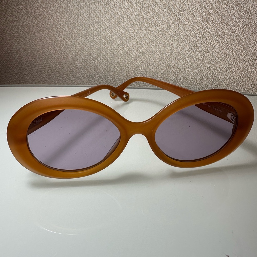 Chloé Core 55mm Oval Women Sunglasses, Like New